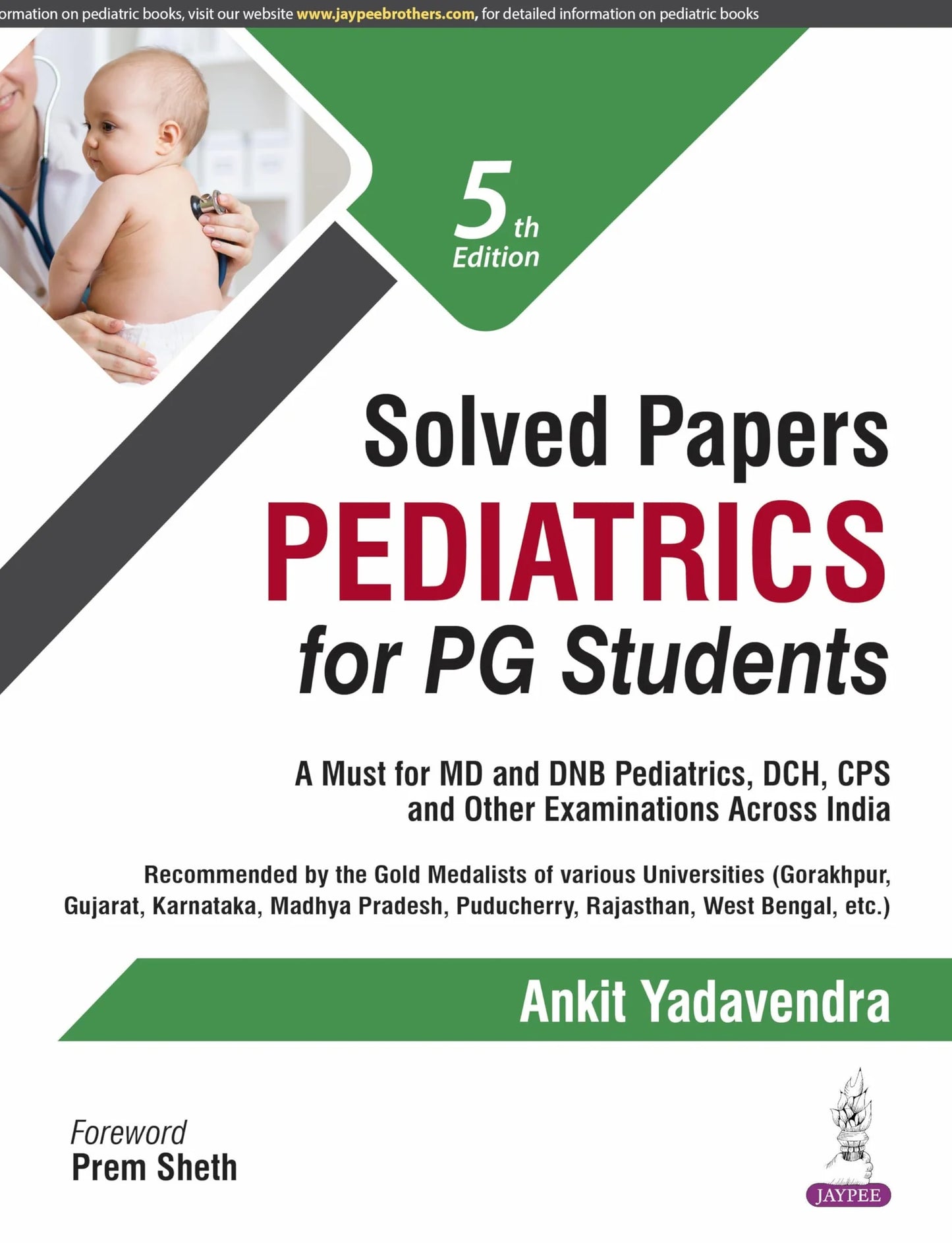 Solved Papers Pediatrics for PG Students