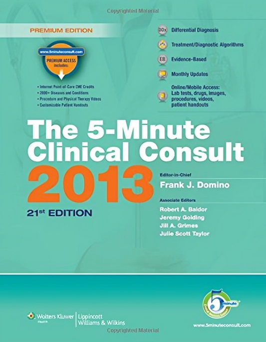 The 5-Minute Clinical Consult 2013