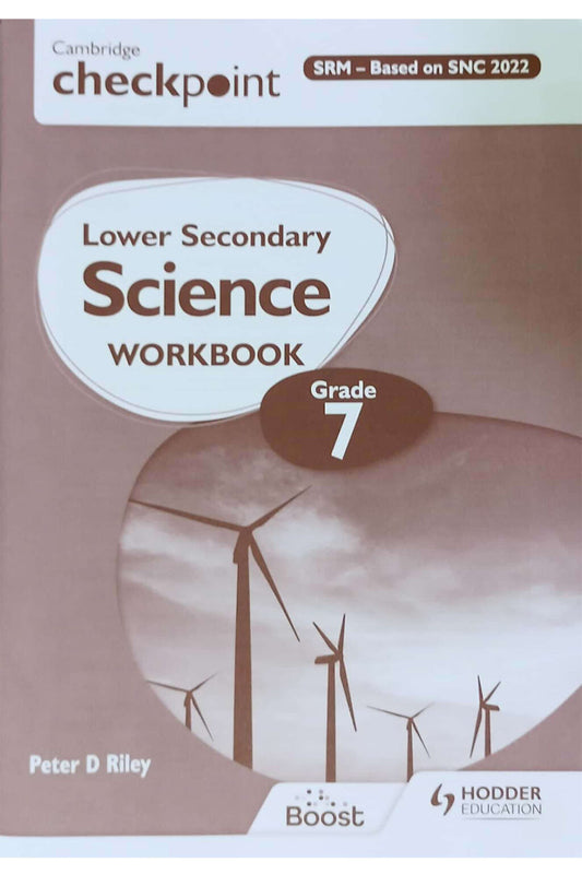 Cambridge Checkpoint Lower Secondary Science Workbook 7 Srm - Based on Snc 2022