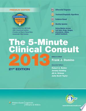 The 5-Minute Clinical Consult 2013