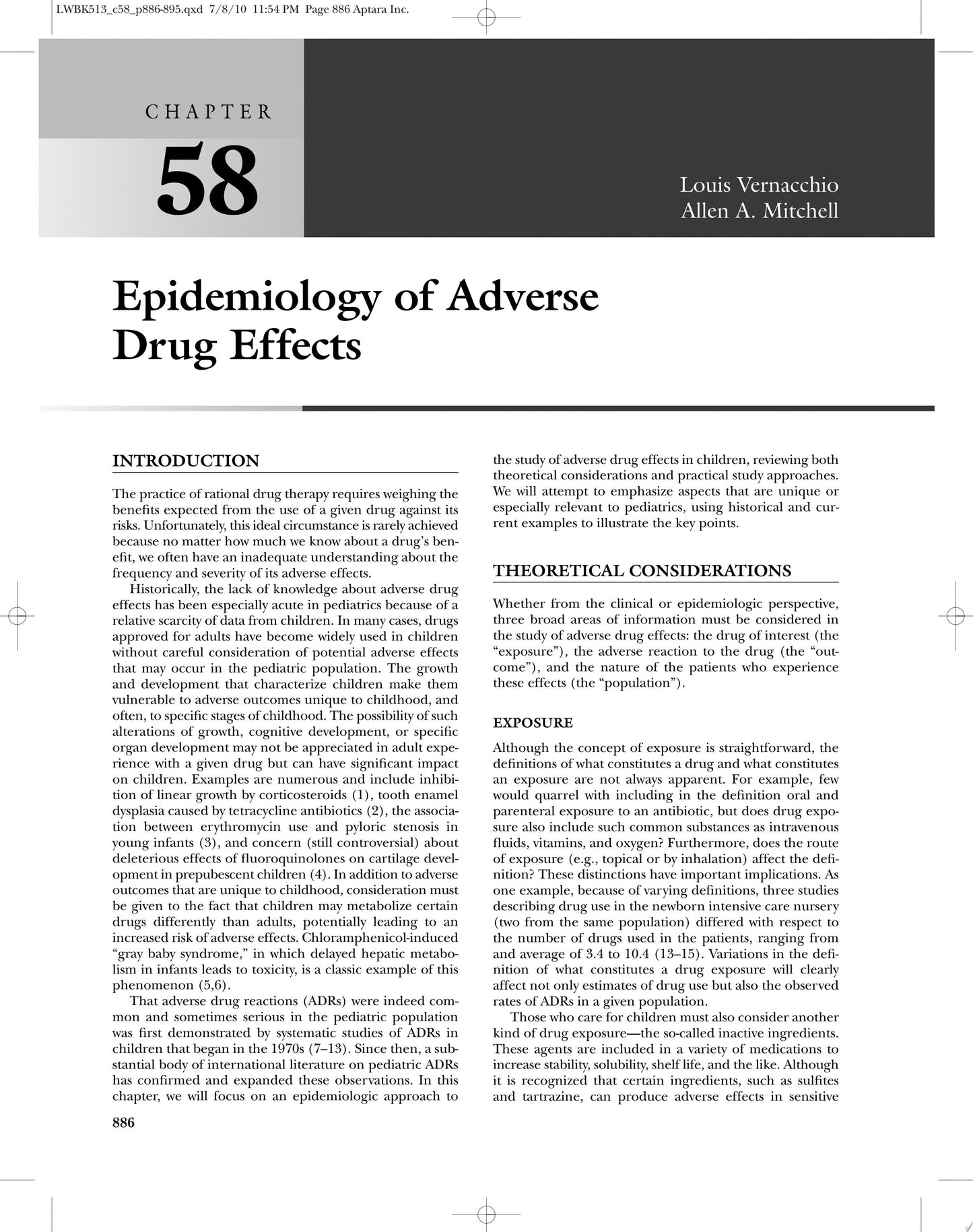 Neonatal and Pediatric Pharmacology