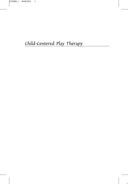 Child-Centered Play Therapy