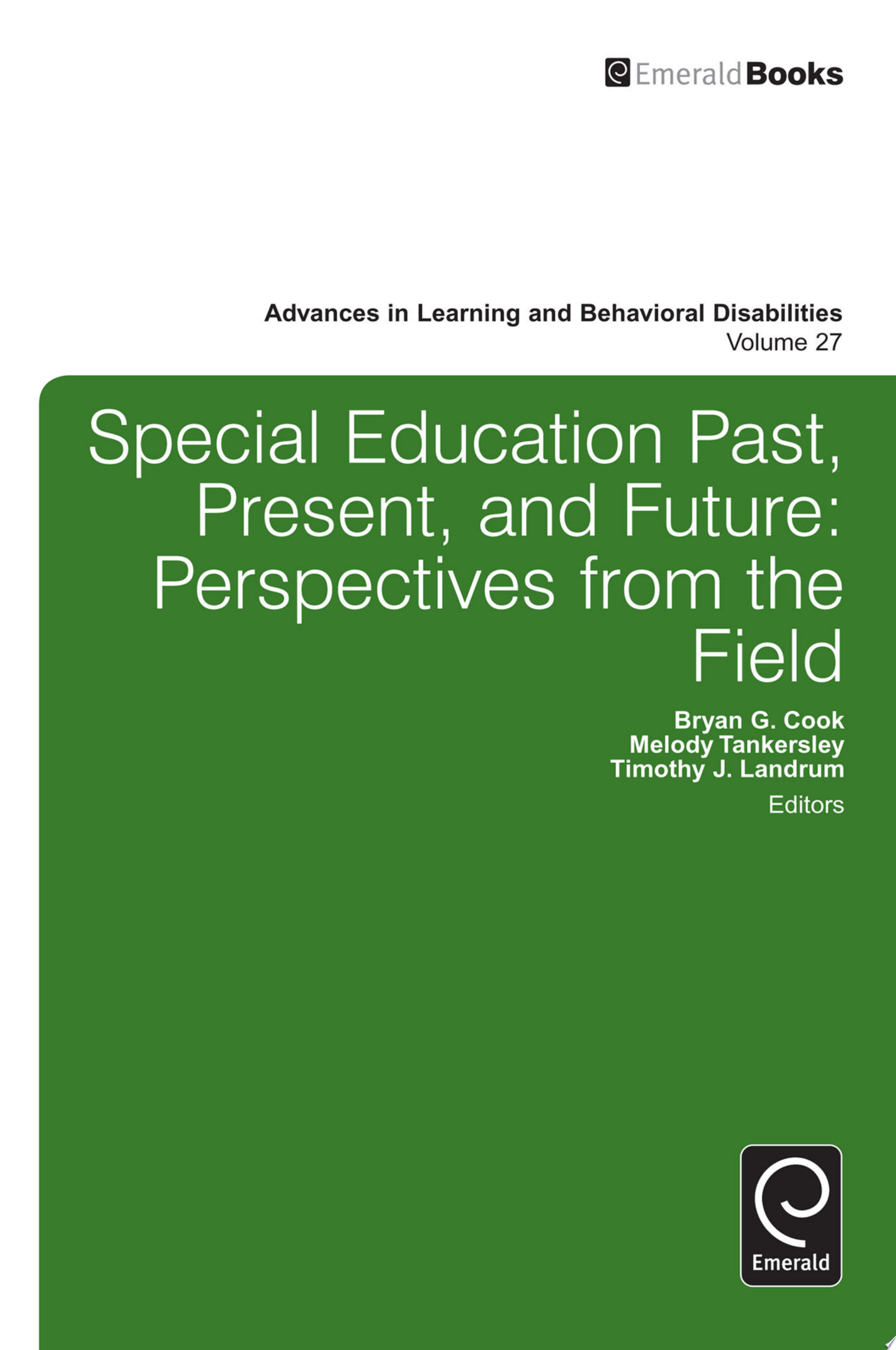 Special education past, present, and future